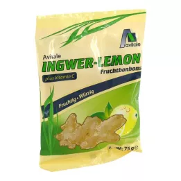 INGWER LEMON Cukorka+C-vitamin, 75 g