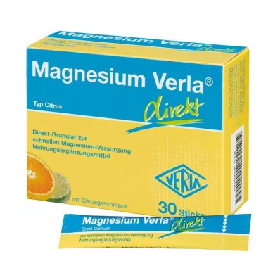 MAGNESIUM VERLA direkt granulátum citrus, 30 db