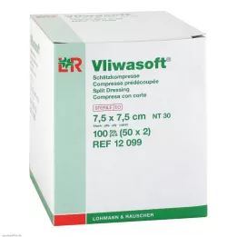 VLIWASOFT 7,5x7,5 cm-es, steril, 4 l., 50X2 db