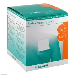 ASKINA 10x20 cm-es steril gézborogatás, 25X2 db