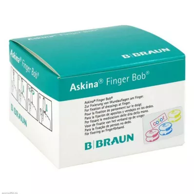 ASKINA Finger Bob színes, 50 db