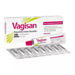 VAGISAN MoistCream Combi 8 ovula+10 g krém, 1 p
