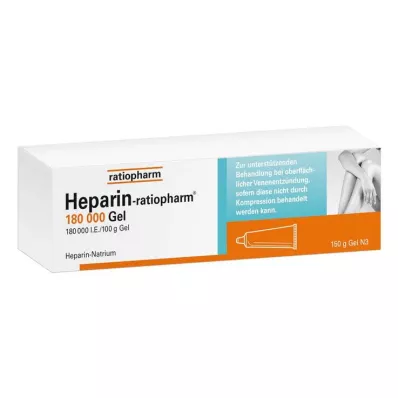 Heparin ratiopharm® 180 000 gél, 150 g Heparin ratiopharm® 180 000 gél, 150 g