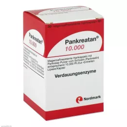PANKREATAN 10 000 bélsavval bevont kemény kapszula, 50 db