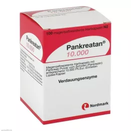 PANKREATAN 10 000 bélsavval bevont kemény kapszula, 100 db