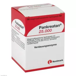 PANKREATAN 25 000 bélsavval bevont kemény kapszula, 50 db