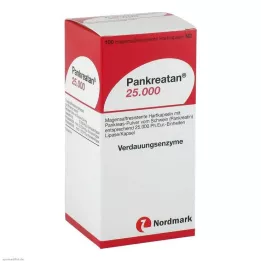 PANKREATAN 25 000 bélsavval bevont kemény kapszula, 100 db