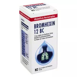 BROMHEXIN 12 BC Szájon át adható cseppek, 50 ml