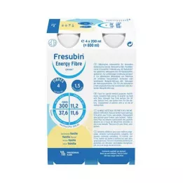 FRESUBIN ENERGY Fibre DRINK Vanília italos palack, 4X200 ml