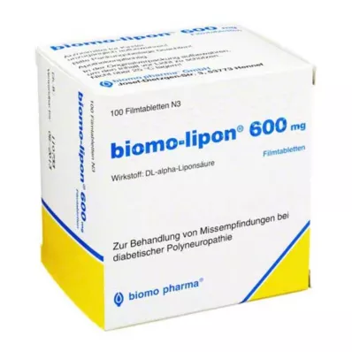 BIOMO-lipon 600 mg filmtabletta, 100 db