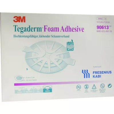 Tegaderm Habragasztó FK 14,3x15,6cm ovális 90613, 5 db Tegaderm Habragasztó FK 14,3x15,6cm ovális 90613, 5 db