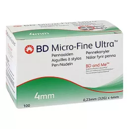 BD MICRO-FINE+ 4 db 0,23x4 mm-es tolltű, 100 db