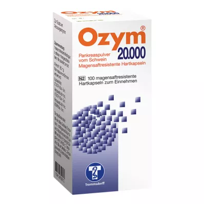 OZYM 20 000 kemény kapszula bélsavmentes bevonattal, 100 db OZYM 20 000 kemény kapszula bélsavmentes bevonattal, 100 db