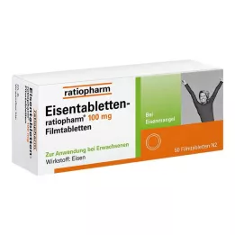 EISENTABLETTEN-ratiopharm 100 mg filmtabletta, 50 db