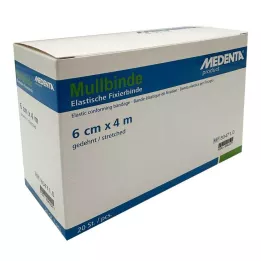 MULLBINDEN elaszt.6 cmx4 m, 20 db