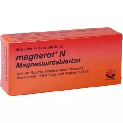 MAGNEROT N Magnézium tabletta, 50 db