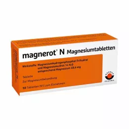 MAGNEROT N Magnézium tabletta, 50 db