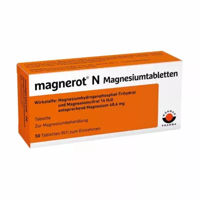 MAGNEROT N Magnézium tabletta, 50 db