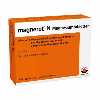 MAGNEROT N Magnézium tabletta, 100 db