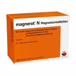 MAGNEROT N Magnézium tabletta, 200 db
