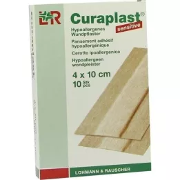 CURAPLAST Sebkötszer érzékeny 4x10 cm 1 m, 10 db