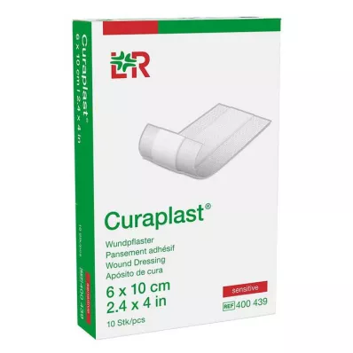CURAPLAST Sebkötszer érzékeny 6x10 cm 1 m, 10 db CURAPLAST Sebkötszer érzékeny 6x10 cm 1 m, 10 db