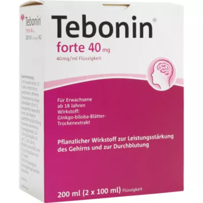 TEBONIN forte 40 mg oldat, 2X100 ml