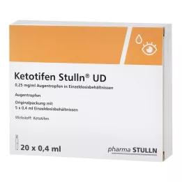 KETOTIFEN Stulln UD Szemcseppek egyadagos pipetta, 20X0,4 ml