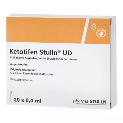 KETOTIFEN Stulln UD Szemcseppek egyadagos pipetta, 20X0,4 ml