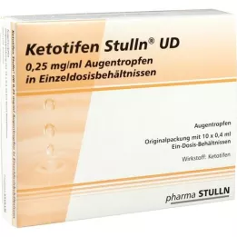 KETOTIFEN Stulln UD Szemcsepp egyadagos pipetta, 10X0,4 ml