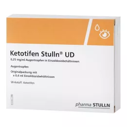KETOTIFEN Stulln UD Szemcsepp egyadagos pipetta, 10X0,4 ml