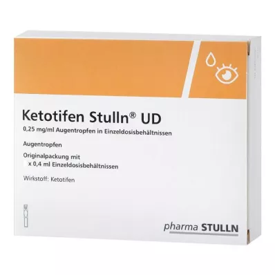 KETOTIFEN Stulln UD Szemcsepp egyadagos pipetta, 10X0,4 ml