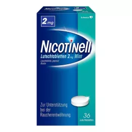 NICOTINELL 2 mg-os mentolos cukorkák, 36 db
