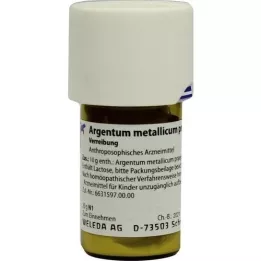 ARGENTUM METALLICUM praeparatum D 12 trituráció, 20 g