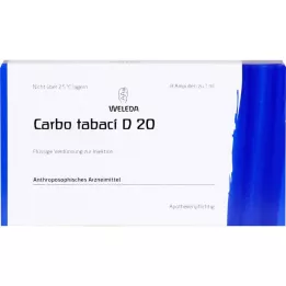 CARBO TABACI D 20 ampulla, 8 db