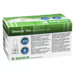 OMNICAN finom Pen kanül 31 G 0,25x6 mm, 100 db