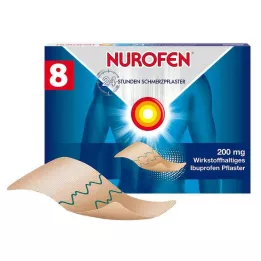 NUROFEN 24 órás fájdalomcsillapító tapasz 200 mg, 8 db