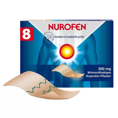 NUROFEN 24 órás fájdalomcsillapító tapasz 200 mg, 8 db