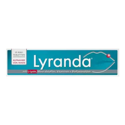 Lyranda rágótabletta, 15 db