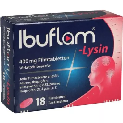 IBUFLAM-400 mg lizin filmtabletta, 18 db