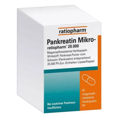 Pancreatin mikroarány.20000 gyomor kemény kapszula, 50 db