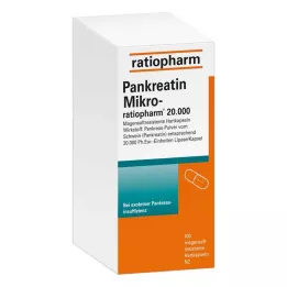 PANKREATIN Micro-ratio.20.000 bélsavval bevont kemény kapszula, 100 db