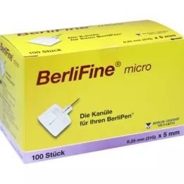 BERLIFINE mikrokanül 0,25x5 mm, 100 db