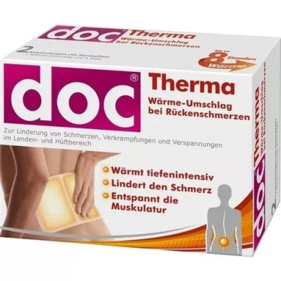 DOC THERMA Meleg borogatás hátfájásra, 2 db