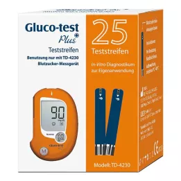 GLUCO TEST Plus vércukor tesztcsíkok, 25 db
