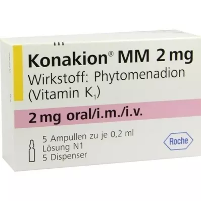 KONAKION MM 2 mg-os oldat, 5 db