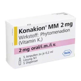 KONAKION MM 2 mg-os oldat, 5 db