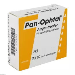 PAN OPHTAL szemcsepp, 3X10 ml