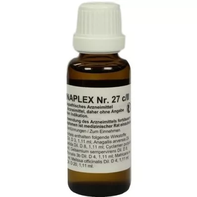 REGENAPLEX No.27 c/II csepp, 30 ml