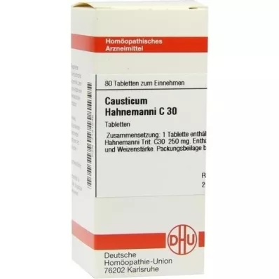 CAUSTICUM HAHNEMANNI C 30 tabletta, 80 db